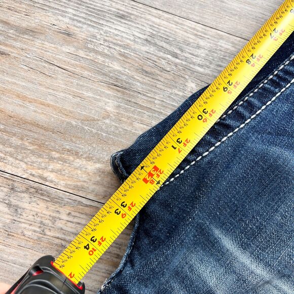 Big Star Low Rise Sweet Boot Jeans Y2K Horseshoe Pocket Embroidery Size 28X32 - Picture 9 of 14